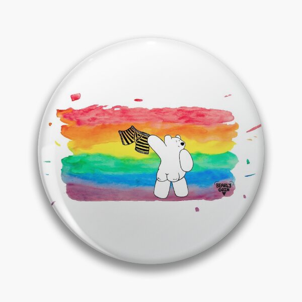 Item preview, Bare Bum Bear - Gay Pride designed and sold by BearlyGoin.
