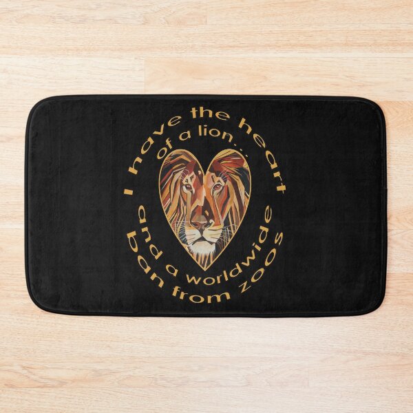 Item preview, I Have The Heart Of A Lion Fun Text Design designed and sold by taiche.