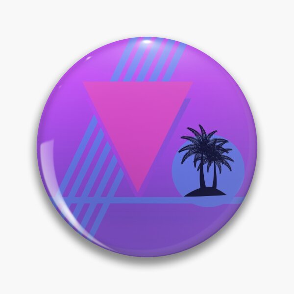 Artikelvorschau, Lila Vaporwave Retro 80er Palme entworfen und verkauft von gogo-jr.