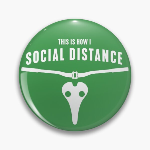 Item preview, This is how I socially distance - mountain bike designed and sold by Dominic Raad.