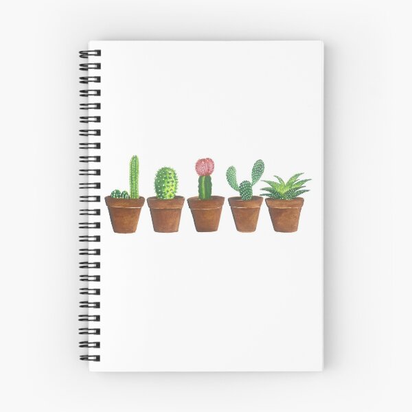 Aperçu de l'œuvre Aquarelle de succulentes peintes à la main créée et vendue par DesignTreasure.