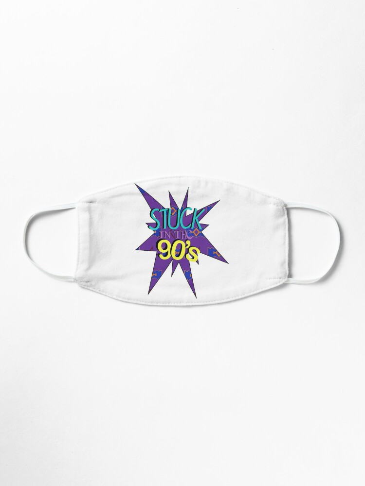 90er Grafik In Den 90ern Stecken Nostalgie Der 90er Jahre Maske Von Artsyhart Redbubble