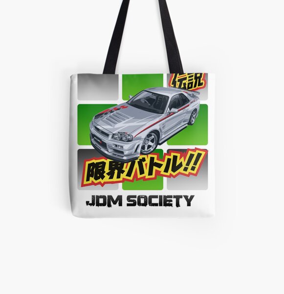 Nismo Z-Tune R34 Skyline GT-R All Over Print Tote Bag
