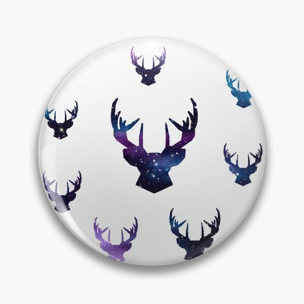 Item preview, Galaxy stag head designed and sold by RosalieReeves.