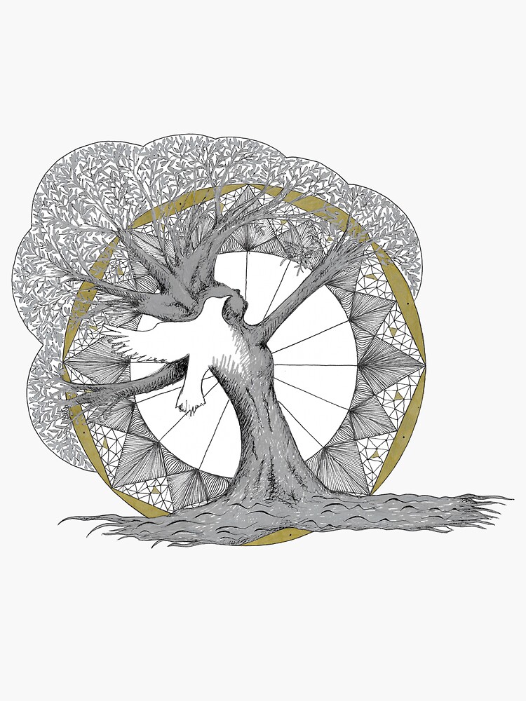 Thumbnail 3 of 3, Sticker, Confluence Healing Arts- Tree of Life designed and sold by kortneemcd.