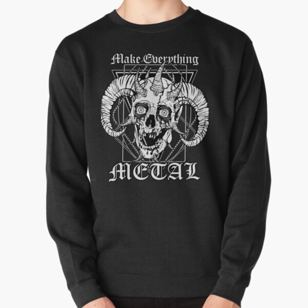 FACEBONES: Make Everything Metal Pullover Sweatshirt