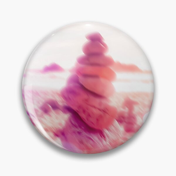 Item preview, stone balancing at the sandy beach with summer bokeh light designed and sold by Mrvell.
