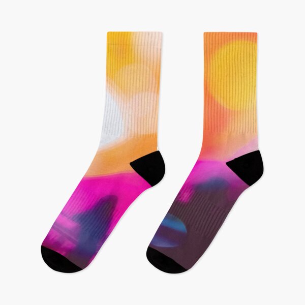 Item preview, summer sunset sky with colorful bokeh light abstract background designed and sold by Mrvell.