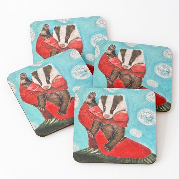 Item preview, Baby Badger Plays Dress-Up designed and sold by Larkin Oates.