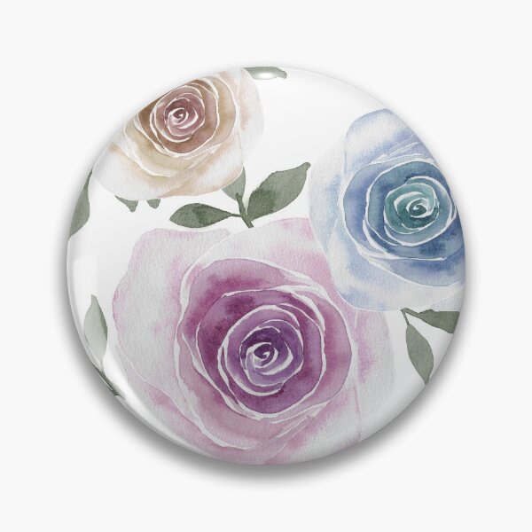 Item preview, Rosas rosa oro azul con hojas designed and sold by sandysign.