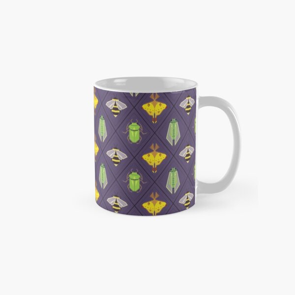 Insecta Geometrica - Geometric Insects Pattern Classic Mug