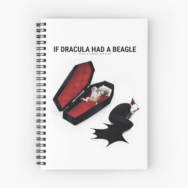Item preview, If Dracula had a Beagle (feat. Arno Dorian, the sleeping Beagle) designed and sold by Radu-Gabriel.