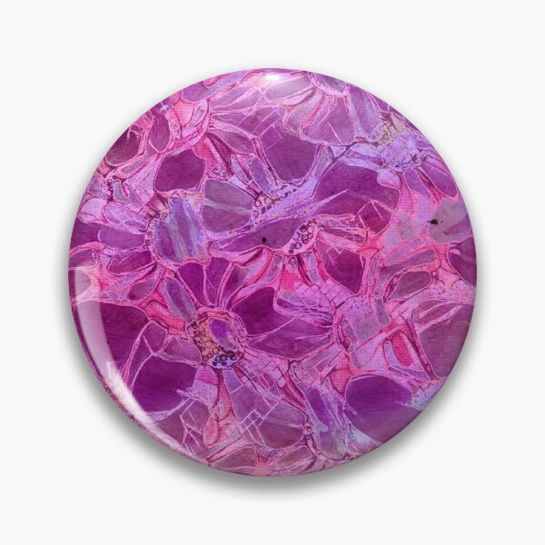 Item preview, fleurs de verre violettes/purple glass flowers designed and sold by clemfloral.