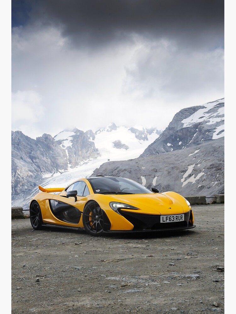 Mclaren P1 Art Board Print By Ishootcars Redbubble