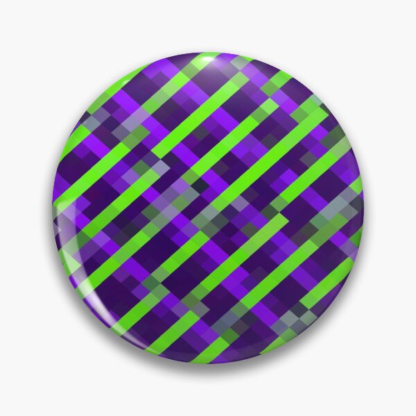 Item preview, geometric pixel square pattern abstract background in purple green designed and sold by Mrvell.