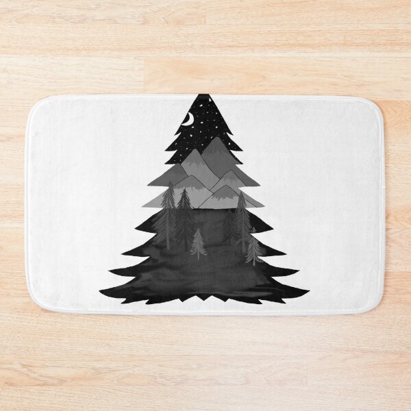 Item preview, mountainous tree designed and sold by Perggals© - Stacey Turner.