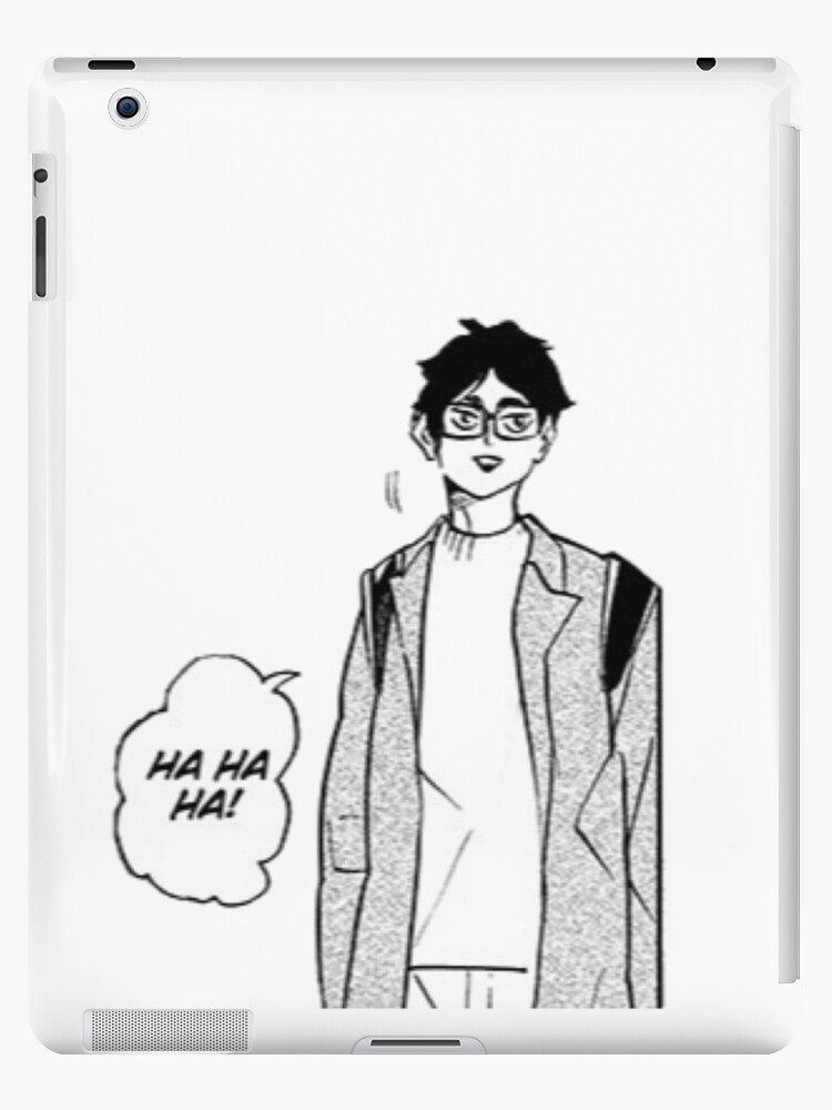 Coque Et Skin Adhesive Ipad Casquette Akaashi Laughing Haikyuu Timeskip Manga Par Joojlia Redbubble