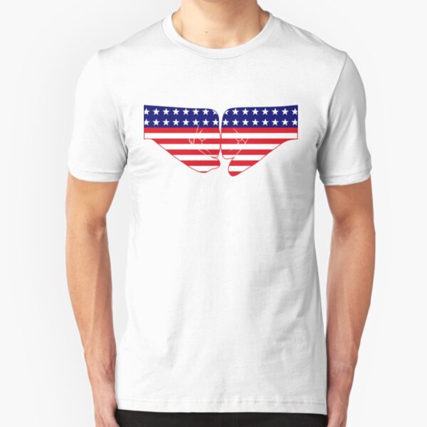 USA Fist Bump Patriot Flag Series Slim Fit T-Shirt