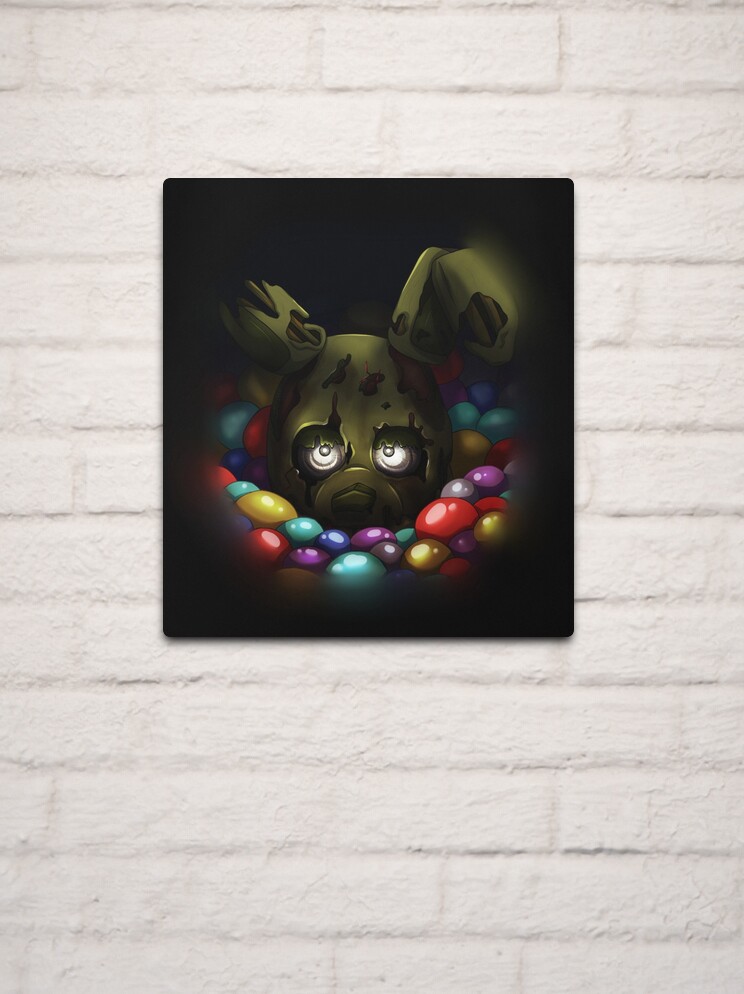 Into the Pit but it's Springtrap REMASTERED | Art Board Print