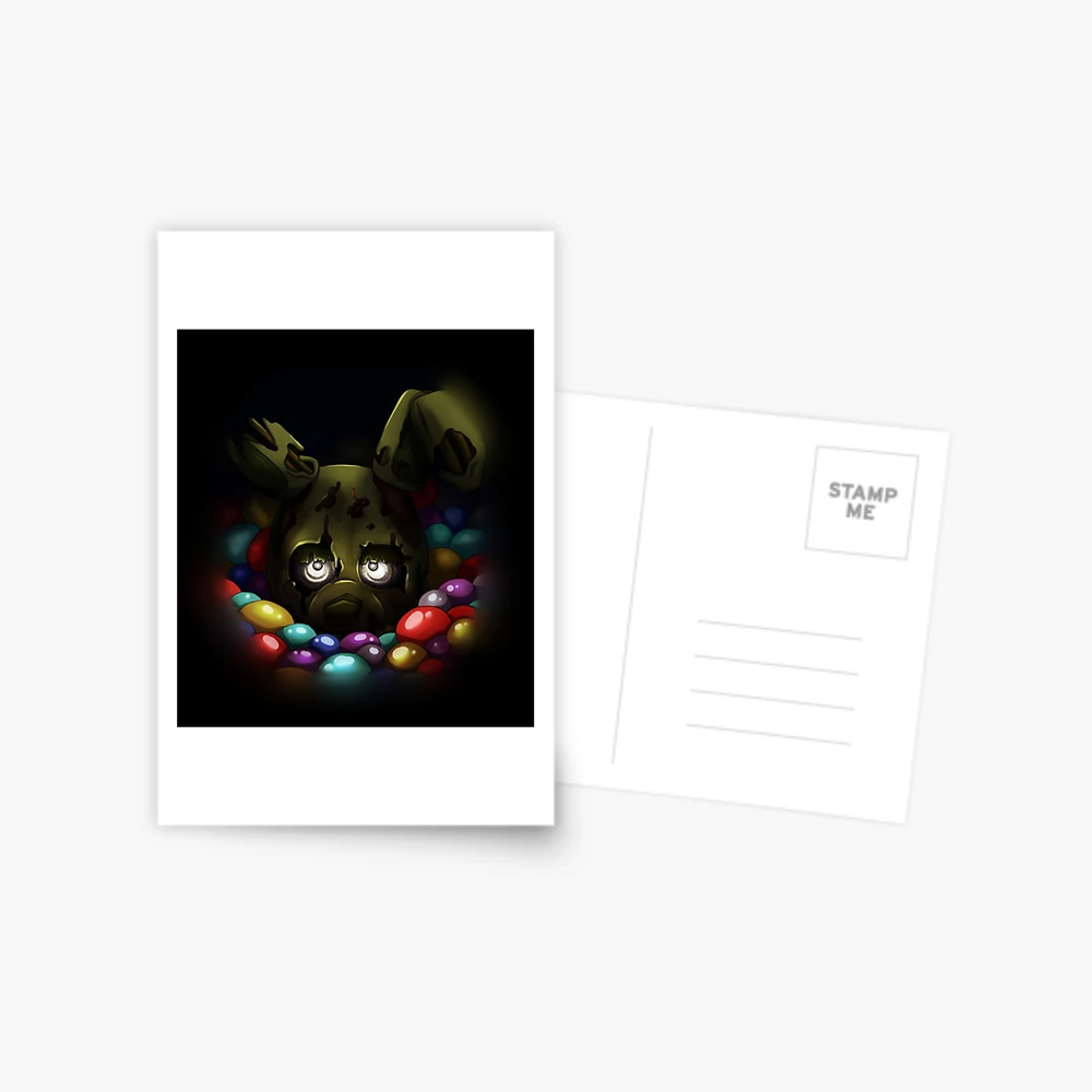 Into the Pit but it's Springtrap REMASTERED Art Board Print for Sale by  DragonessAnim