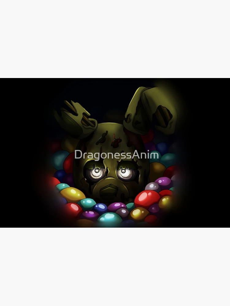 Into the Pit but it's Springtrap REMASTERED Art Board Print for Sale by  DragonessAnim