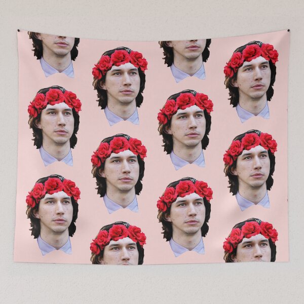 Item preview, Adam Driver Flower Crown designed and sold by hannahvb2.