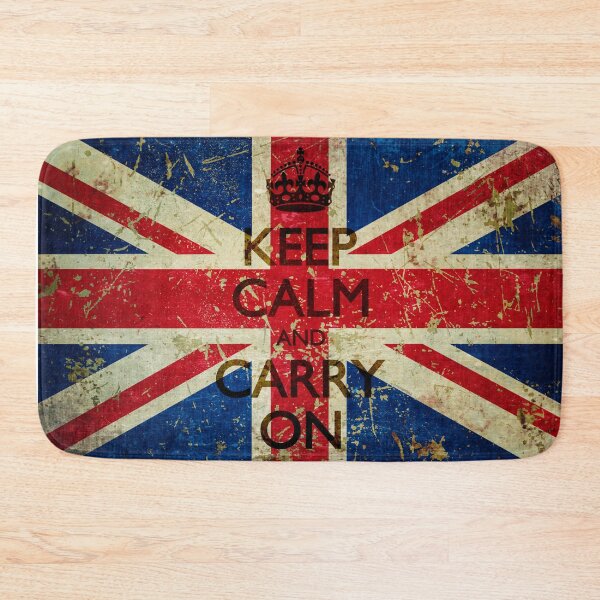 Item preview, Grunge Keep Calm and Carry On Union Jack designed and sold by itsjensworld.