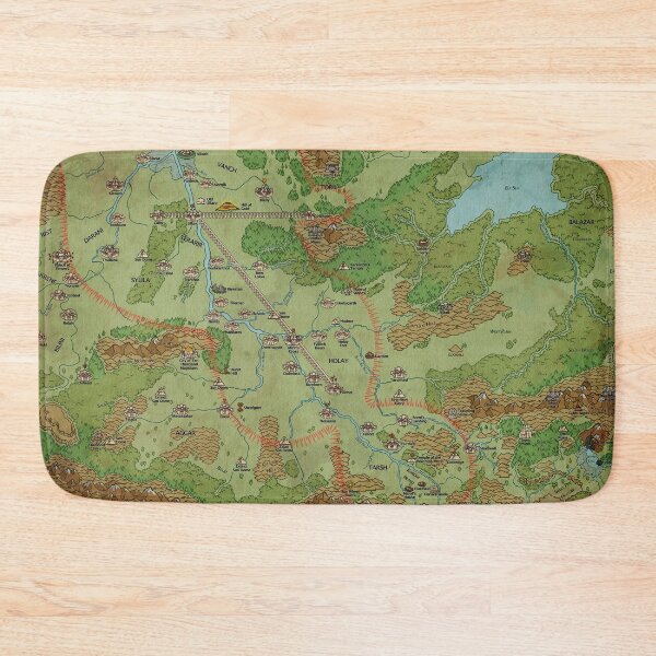 Item preview, Southern Peloria Map by Darya Makarava designed and sold by Chaosium.