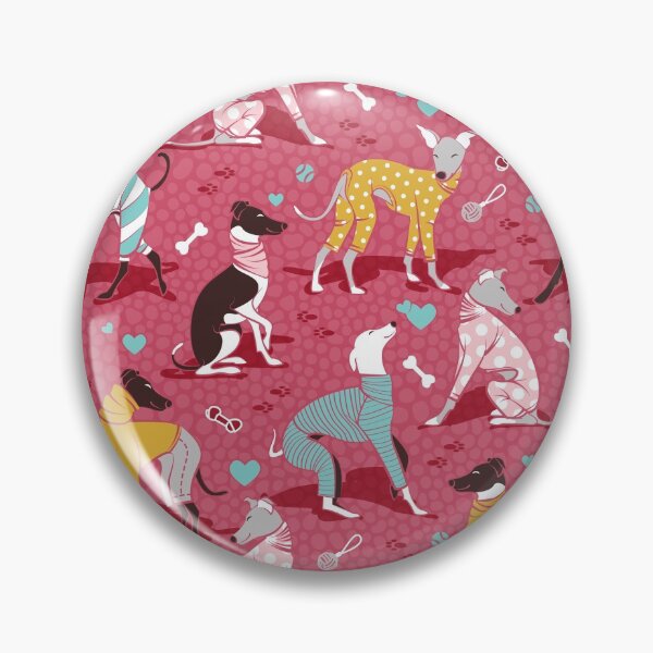 Item preview, Greyhounds dogwalk // red background designed and sold by SelmaCardoso.
