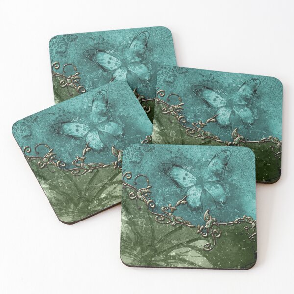 Item preview, Floral elements with butterflies designed and sold by nicky2342.