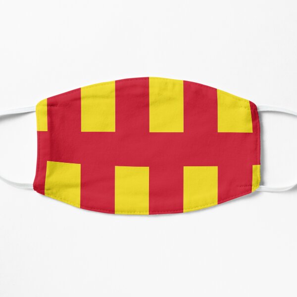 Northumberland flag Flat Mask