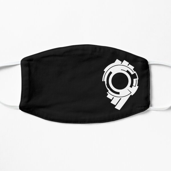 Ghost in the Shell - Public Security Section 9 Logo (White Logo) Flat Mask