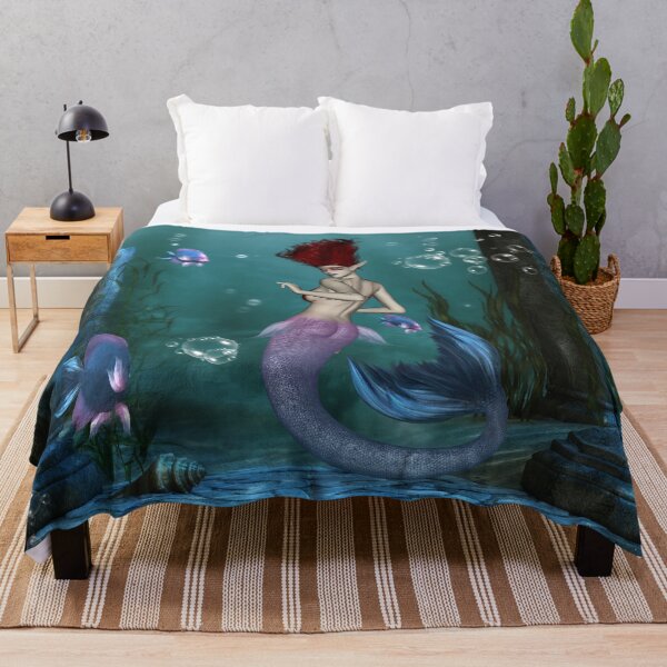 Item preview, Wonderful mermaid in the deep ocean designed and sold by nicky2342.
