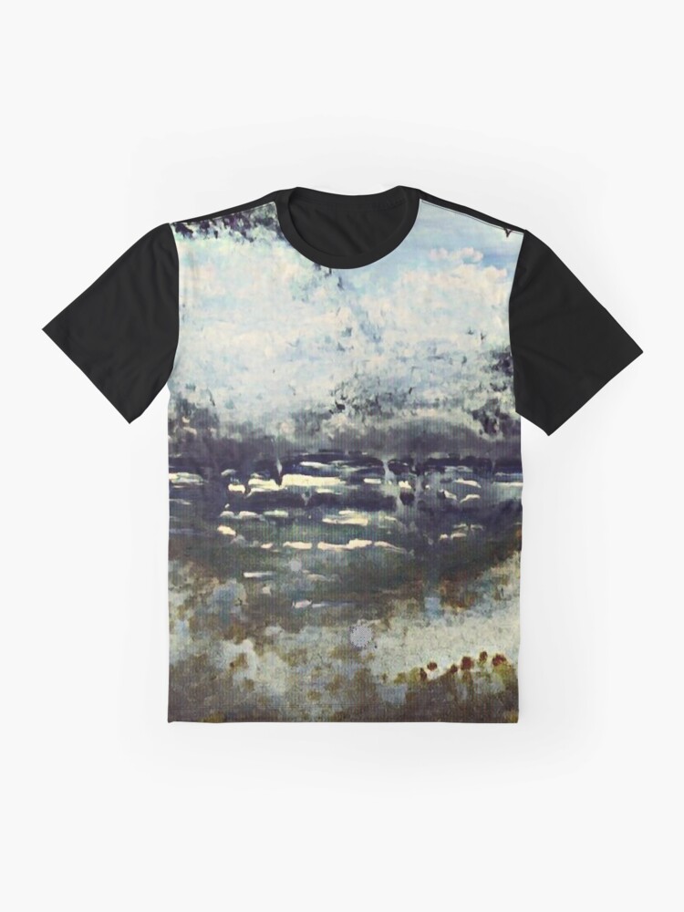 Alternate view of Holiday Dreaming 32 designed and created by (c) Janet Watson Art Graphic T-Shirt