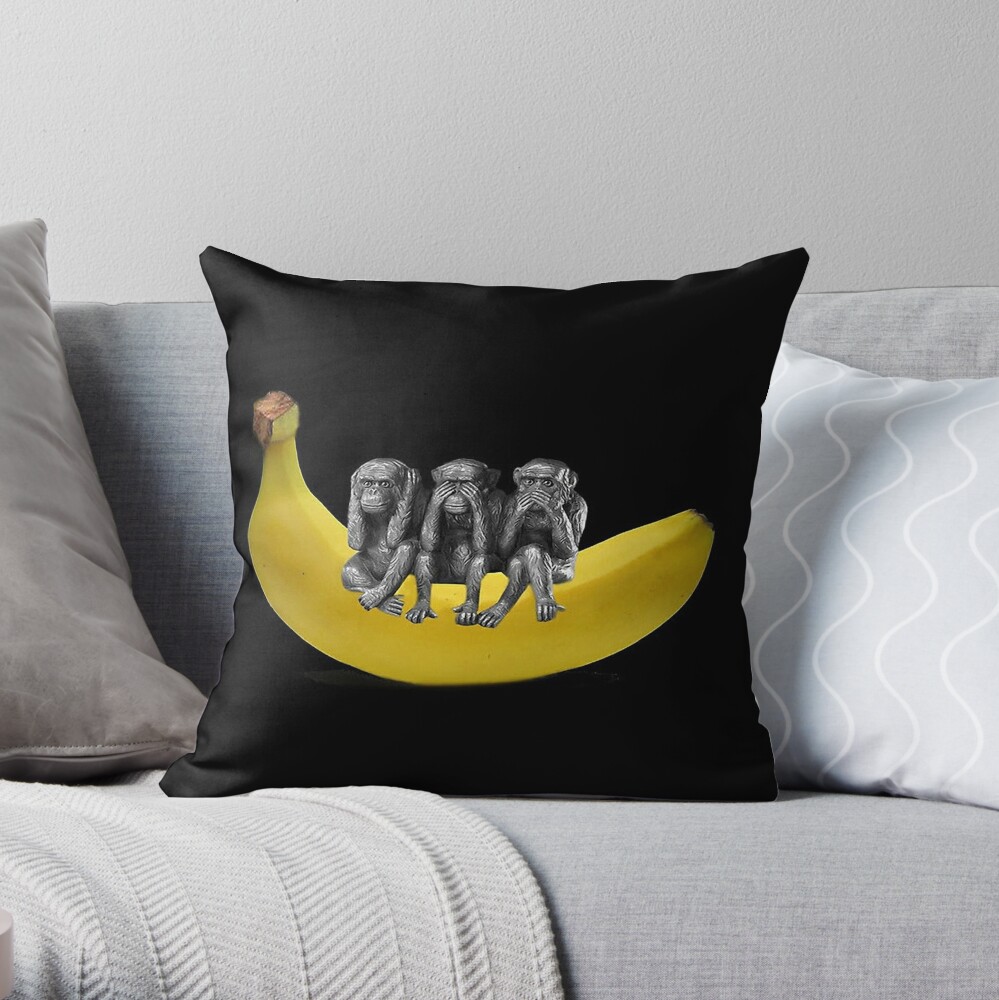 banana throw pillow