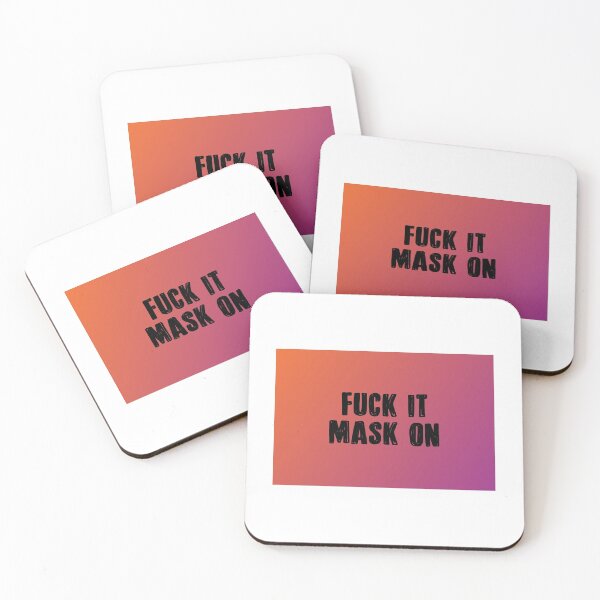 Item preview, Fuck It Mask On - Funny Face Masks designed and sold by ravishdesigns.
