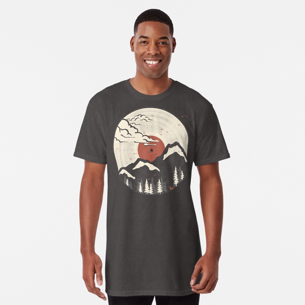Aperçu de l'œuvre T-shirt long créée et vendue par ndtank.