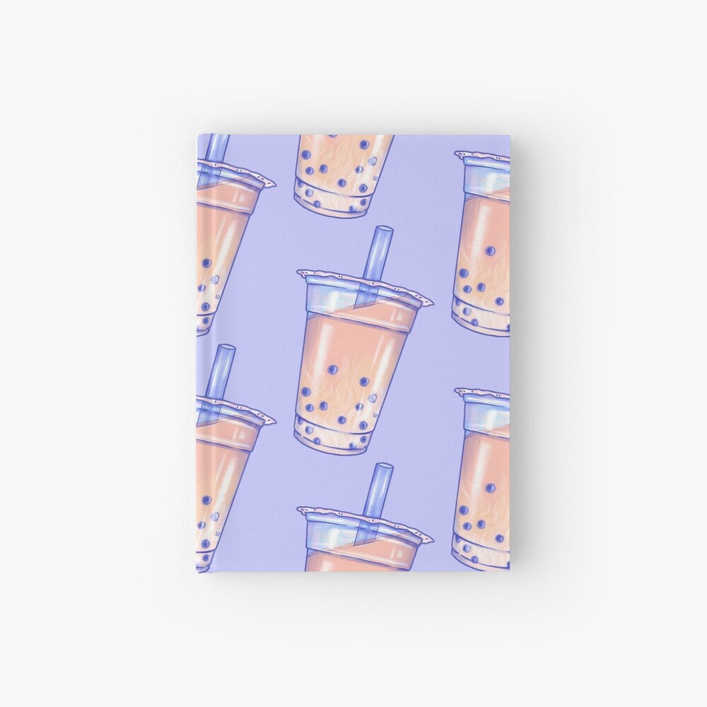 "Bubble Tea" Hardcover Journal by LauraOConnor Redbubble