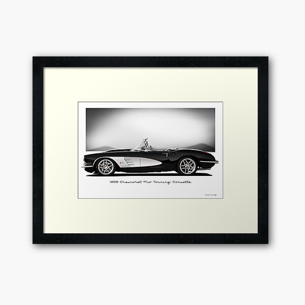 Vista previa del artículo con la obra «1958 Chevrolet Corvette 'Pro Touring' C1», diseñado y vendido por DaveKoontz.