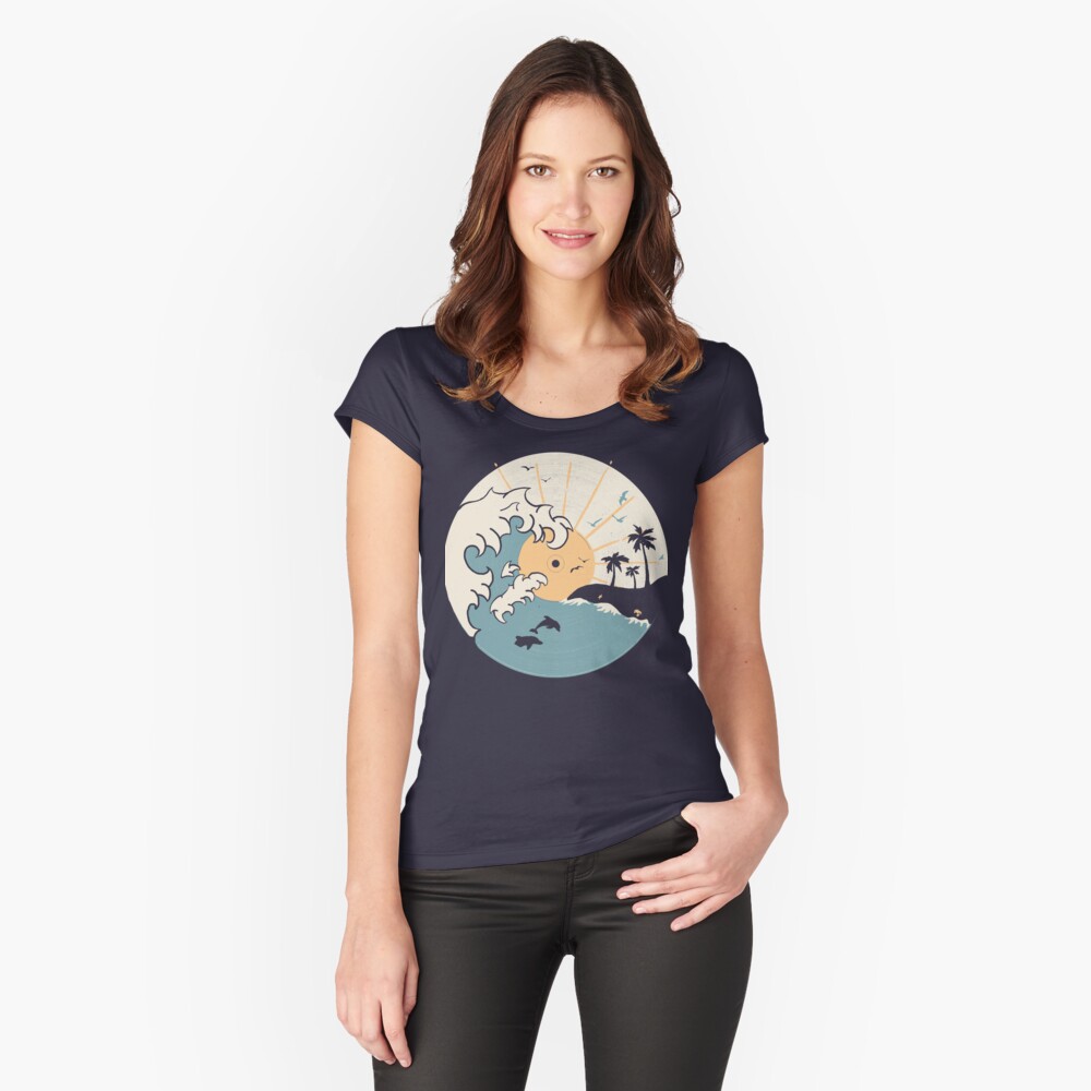 Item preview, Fitted Scoop T-Shirt designed and sold by ndtank.