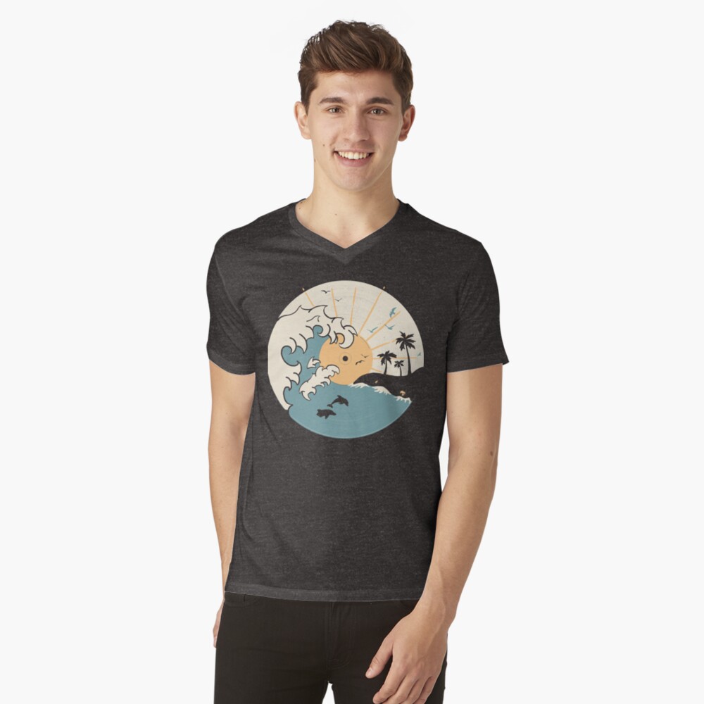 Item preview, V-Neck T-Shirt designed and sold by ndtank.