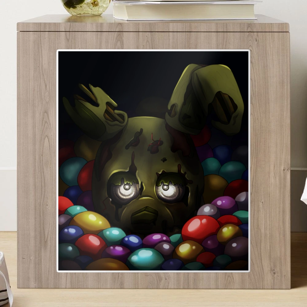 Into the Pit but it's Springtrap REMASTERED Art Board Print for Sale by  DragonessAnim