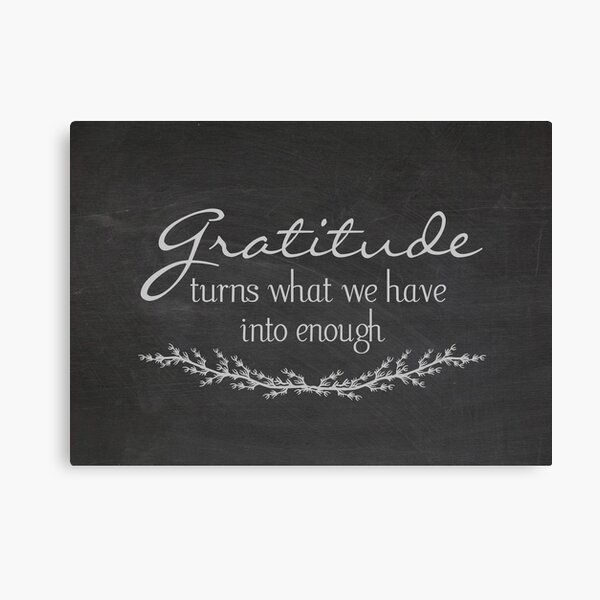 Gratitude Wall Art Redbubble