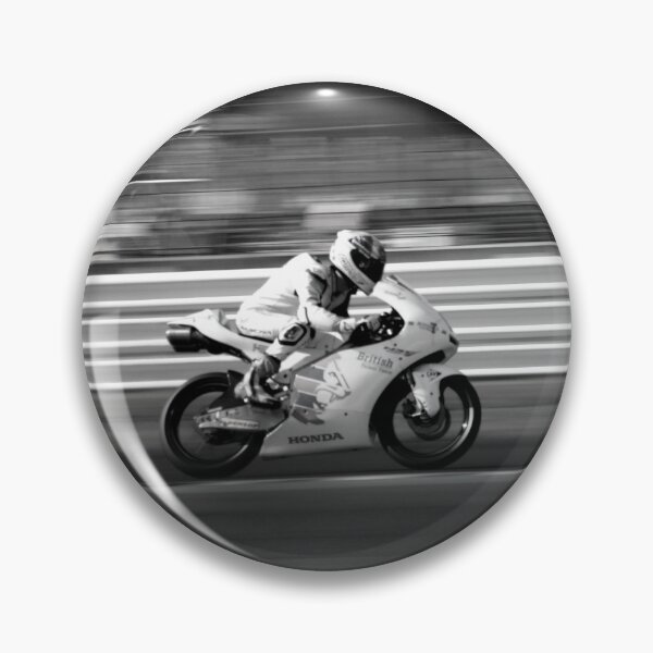 Item preview, grey motorbike - on track designed and sold by Perggals© - Stacey Turner.