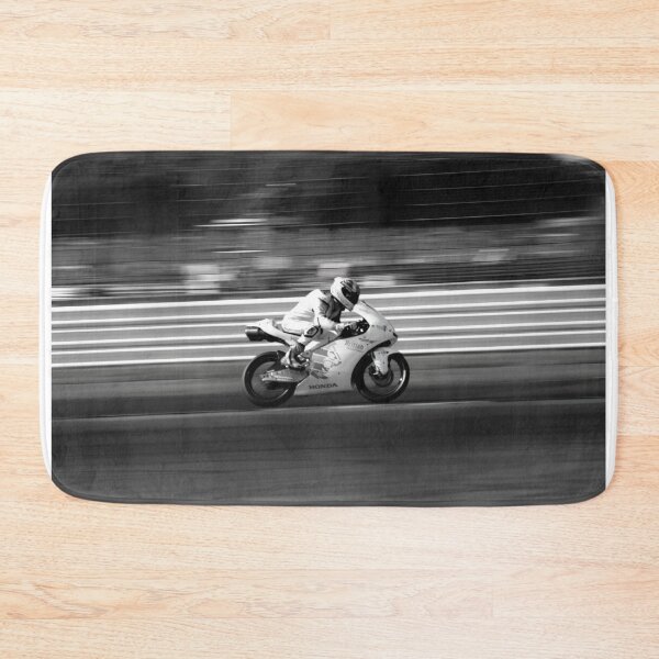 Item preview, grey motorbike - on track designed and sold by Perggals© - Stacey Turner.