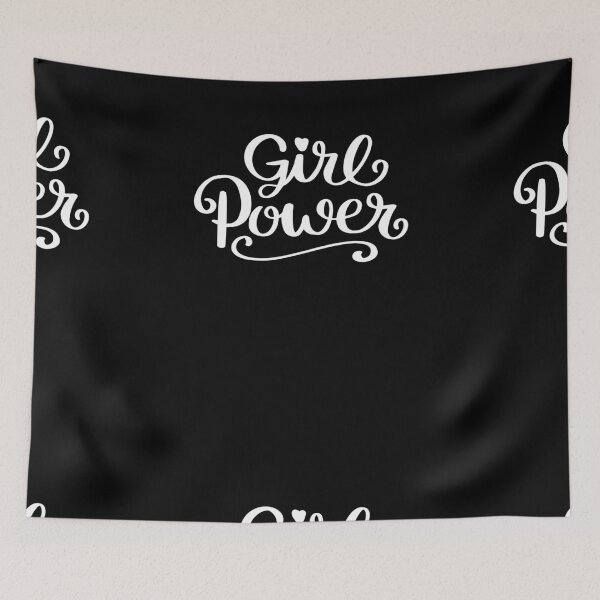 Item preview, Girl Power Script Strong Woman designed and sold by Logic72.