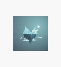 Low Poly Polar Bear Art Board