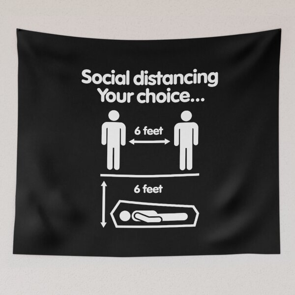 Item preview, Social distancing Your choice Covid 19 Coronavirus Quaranatined designed and sold by LaundryFactory.
