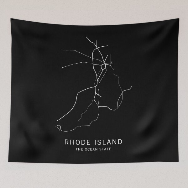 Item preview, Rhode Island State Road Map designed and sold by clarkstpress.
