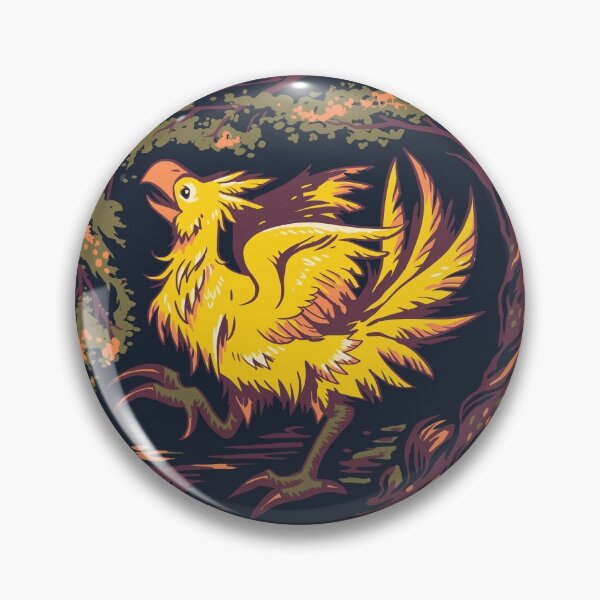 Item preview, Chocobo with Blossoms designed and sold by Rebekah Bennington.